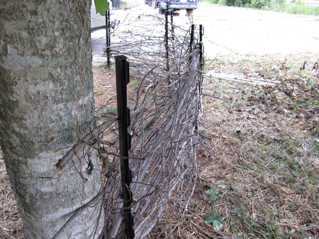 wattle fencing technique