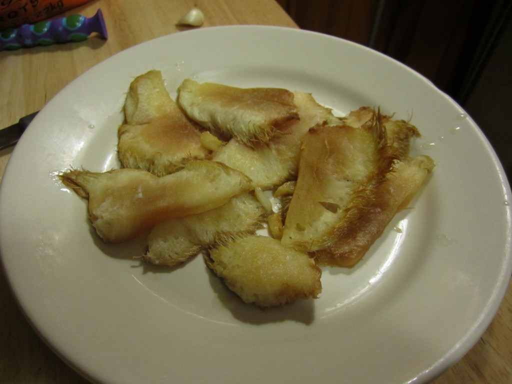 sauteed lion's mane mushrooms